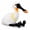 Black-Faced Spoonbill, variant on PuffPurrs Peregrine Falcon Plush – Lifelike 11in Bird of Prey Toy, Realistic Falcon Plush Gift for Wildlife & Nature Lovers