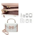 thumbnail image 3 of CuteStreet Handbags for Women Crossbody PU Leather Satchel Bags Over the Shoulder Removable Adjustable Bow, 3 of 7