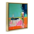 thumbnail image 4 of Stupell Industries Golf Course View Abstract Painting Gold Floater Framed Canvas Art Print Wall Art, 25 x 25, 4 of 10