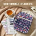 thumbnail image 3 of Pzuqiu Colorful Flower Bible Cover Case for Women Large Capacity Book Carrying Case Bible Study Supplies Accessories with Tags&Bookmark Scripture Cases Church Bag Protective, 3 of 7