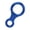 Blue, variant on Heavy Duty 35KN Figure 8 Descender for Rock Climbing and Abseiling, Technical Rope Work, Aluminum Gear Outdoor Climbing