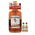 thumbnail image 4 of Captain Morgan Original Spiced Rum, 1.75 L Glass Bottle, 35% ABV, with 2 Captain Morgan 100 Proof Spiced Rum 50 ml Bottles, 4 of 5