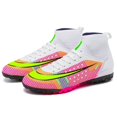 thumbnail image 3 of Botas de fútbol de alta calidad para hombre, zapatos de fútbol ultraligeros de tobillo alto para exteriores, cornamusas profesionales de entrenamiento de césped, cornamusas Unisex, 3 of 5