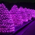 thumbnail image 2 of Morttic Christmas Lights, LED Christmas Net Lights Outdoor, Waterproof Christmas Net Lights, 200 LED 9.8 FT x 6.6 FT 8 Modes Plug in, Decor for Bushes Garden Party Xmas Tree (Purple), 2 of 7