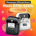 thumbnail image 3 of Phomemo Phomemo 1pc Label Makers- M110 Wireless Label Printer With 1 Roll 40x30mm/ 1.57" X 1.18" Thermal Sticker Label, Sticker Printer For Store Owner, Small Business, Office, Address, Log, 3 of 4