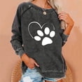 thumbnail image 2 of VBARHMQRT Sweat à Capuche Zippé pour Femmes Pull Col Rond Manches Longues Blouse Légère Blouse Décontractée, 2 of 4