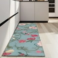 thumbnail image 4 of Pioneer Flower Floral Print Pattern Kitchen Rug Mat,Kitchen Runner Rugs Non Skid Washable,Decorative Kitchen Floor Mats for Kitchen,Sink,Laundry,17"X47", 4 of 5
