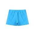 thumbnail image 4 of TiaoBug Kids Boy Girl Low Rise Shorts Active Yoga Dance Bottoms Swimming Trunks Light Blue 10, 4 of 6