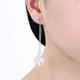 thumbnail image 7 of QQTDFG Sterling Silver Plated Earrings Tree Of Life Drop Dangle Fish Hook Clasp L703-default, 7 of 7