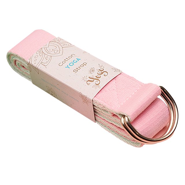 Correa de yoga con hebilla de anilla en D, cinturones ajustables para estiramiento, flexibilidad de posturas, entrenamiento de gimnasio en casa Rojo Verde Cocina, Decoración y Otros