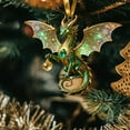 thumbnail image 4 of Dragon Christmas Ornaments,Dragon Suncatcher,Book Suncatchers For Windows Hanging,Stained Glass Dragon,Book Dragon Ornament Book Lovers Gifts For Fantasy Themed Tree Decor For Readers, 4 of 8