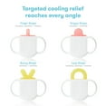 thumbnail image 5 of Frida Baby Not-Too-Cold-to-Hold Teether Toy for Infant Sore Gum Relief, 3 Pieces, 5 of 6
