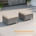 thumbnail image 6 of ACEGOSES 3-Piece Patio Sofa Set Rattan Outdoor Furniture Set Three-Seat Sofa Ottomans Suiting Backyard, Poolside and Patio,Sand, 6 of 6