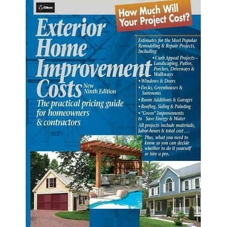 Rsmeans: Exterior Home Improvement Costs: The Practical Pricing Guide for Homeowners & Contractors (Paperback)
