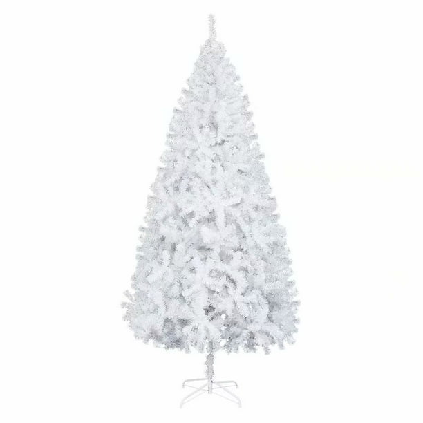 Akoyovwerve 7FT Iron Leg White Christmas Tree with 950 Branches