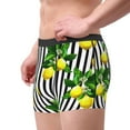thumbnail image 2 of Fotbe Lemons on Striped Calzoncillos Tipo Boxer con Bolsa de Soporte Total para Hombre, X-Temp Fresco, Transpirable y de Secado Rápido-XX-Large, 2 of 5