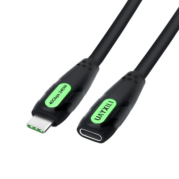 Cable de extensión USB4 UAYXILI 30 cm para Thunderbolt 4 240W PD