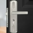 thumbnail image 2 of Stainless Steel Interior Door Lock Replacement Security Door Lever Handle Lock, 2 of 16