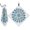Mandala Peacock Feathers, variant on Haosy 2 Pack Magnetic Golf Towel Absorbent Microfiber Waffle Pattern Carabiner Clip Golf Towel 18" x 18", Vases Sofas Cabinets