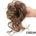 thumbnail image 3 of de cabello desordenado, Bun Scrunchies Elegante banda de postizo portátil de moda para mujeres niñas Agregar de moño Agregar , 12H24 Baoblaze círculo de pelo desordenado, 3 of 4