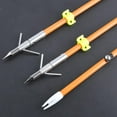 thumbnail image 6 of 12pcs Fiberglass Bowfishing Arrows with Broadheads & Safety Slides - Orange Shafts for Enhanced Accuracy, Durable Stainless Steel Tips, Ideal for Compound & Recurve Bows, Easy Prey Removal Design, 6 of 6