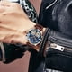 thumbnail image 3 of Reloj Mecánico Qarigey Acero Inoxidable Para Hombre Correa De Cuero Tipo 3, 3 of 6