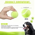 thumbnail image 2 of Pelotas de tenis para perros Hanaive, 20 piezas, para perros pequeños de 5 cm, amarillas, 2 of 5