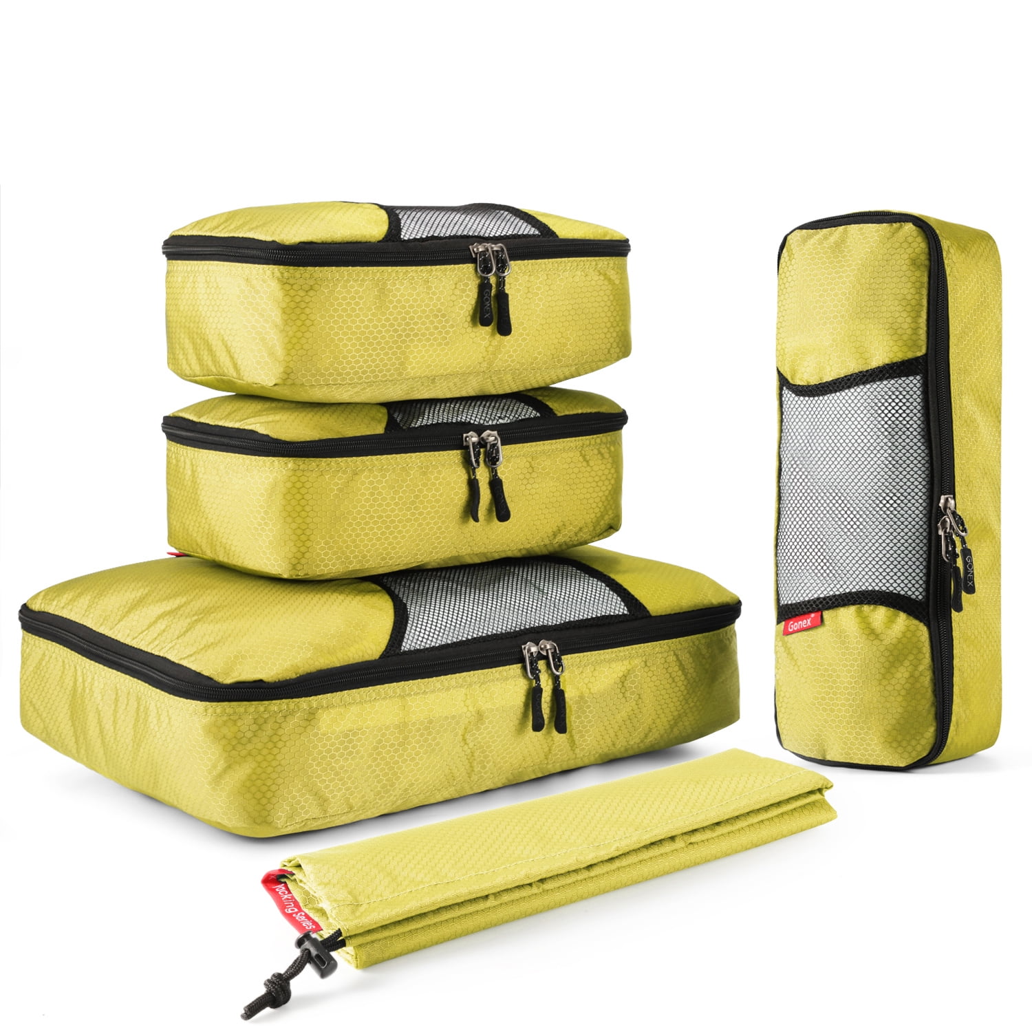 yellow packing cubes