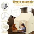 thumbnail image 5 of Grusce Polyester Kids Tent, Spacious Kids Playhouse, Comfortable Toddler Play Tent, Easy to Assemble Toddler Playhouse for Home Indoor, 5 of 11