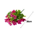 thumbnail image 6 of 1 Bouquet Garden Artificial Flower Realistic Looking Vibrant Color Easy Maintenance Simulation Violet Flower Fake Plant, 6 of 7
