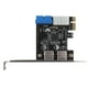 thumbnail image 2 of Adaptador de tarjeta de expansión PCIE a USB 3.0 con interfaz frontal de 19 pines, 2 of 12