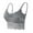 Gray, variant on Bralette for Women | Women Plus Size Vest Crop Wire Frees Bra Lingerie V-Neck Underwear Lingerie without Chest Pad S3Xl | 1 Piece Blue S