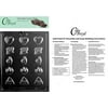 Assorted Bite Size Emojis Chocolate Candy Mold with Exclusive Cybrtrayd Copyrighted Molding Instructions