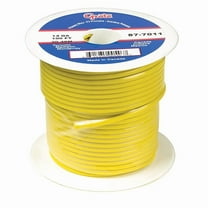 Primary Wire, GPT, 20 AWG, 1C C, Yellow, PVC, Stranded, 60V, 100 ft.