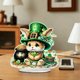 thumbnail image 5 of Decoraciones Del Día de San Patricio Pieza de Platos de Acrílico Verde de Cuatro Hojas para Celebraciones de Hogar, Fiesta Y Oficina, 5 of 9
