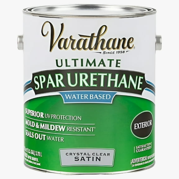 Rust-Oleum Varathane Exterior Stain Clear Satin Finish - Low Odor - 1 Gal