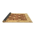 thumbnail image 2 of Ahgly Company Indoor Round Oriental Brown Traditional Area Rugs, 7' Round, 2 of 4