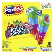 Popsicle Ice Pops Jolly Rancher, 18 Count