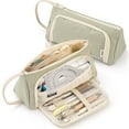 thumbnail image 2 of Large Pencil Case Students Stationery Portable Pen Storage School Supplies Pen Box Pencil Cases Bags Office Stationary Supplies A4 Twill, 2 of 6