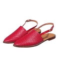 thumbnail image 2 of Sandalias planas con hebilla trasera caladas en punta informales de color sólido para mujer a la moda Wmkox8yii shjk5531, 2 of 9
