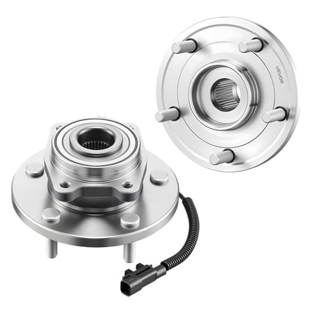 VEVOR 2PCS Front Wheel Bearing & Hub Assembly Fit for 2019-2020 Dodge Grand Caravan Canada Value Package Mini Passenger Van 4-Door 3.6L V6 OEM 513273, Wheel Bearing Hub Assembly Set with ABS Sensor