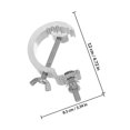 thumbnail image 2 of FESTFENDS 2Pcs Stage Lighting Clamps Sturdy Light Hooks for Wedding Celebrations, 2 of 8