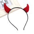 thumbnail image 5 of Venda de Halloween Diablo Cuerno Cabeza Pieza Banda de Pelo Accesorio Fiesta Favorece Suministros, 5 of 5