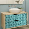 thumbnail image 3 of Walplus 11" x 8" 8 sheets Peel and Stick Tile Backsplash for Kitchen Bathroom Kitchen Decor Fresh Turquoise Glossy, 3 of 12