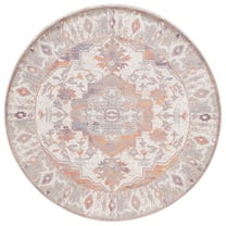 SAFAVIEH Astoria Aurora Oriental Area Rug, Beige/Ivory, 6'7" x 6'7" Round