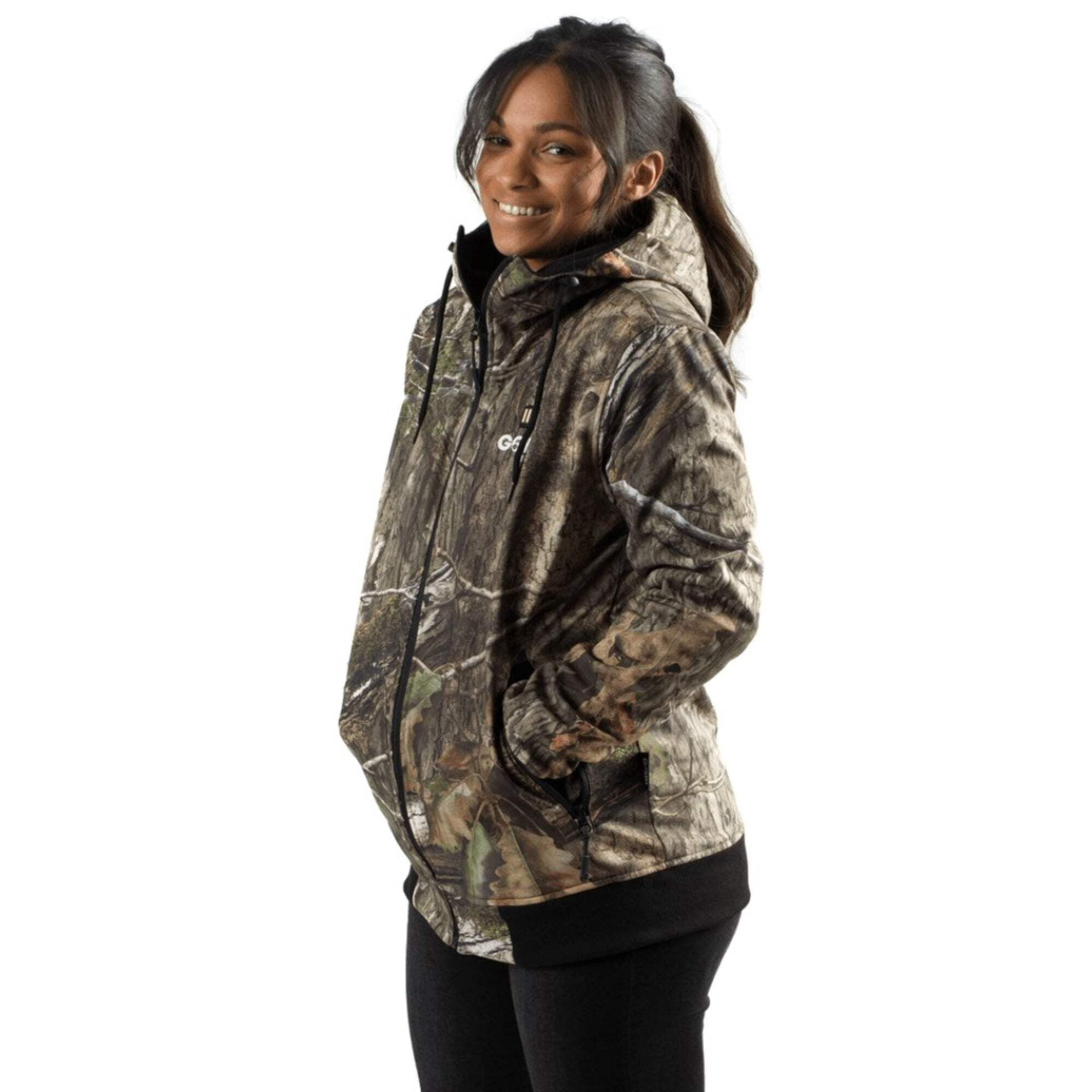 Shadow Women's Heated Hunting Hoodie - Available in Mossy Oak® and Real Tree® by Gobi Heat