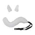 thumbnail image 3 of Accesorios de disfraces BLESIY Cosplay Fiesta de disfraces Blanco traje de cosplay, 3 of 7