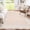 Beige, variant on 2' x 8' Area Rugs, Washable Rugs, Stain Resistant Indoor Carpet Non Slip Low Pile Floor Cover, Modern Border Accent Carpet, for Bedroom Playroom Nursery Apartment Living Room