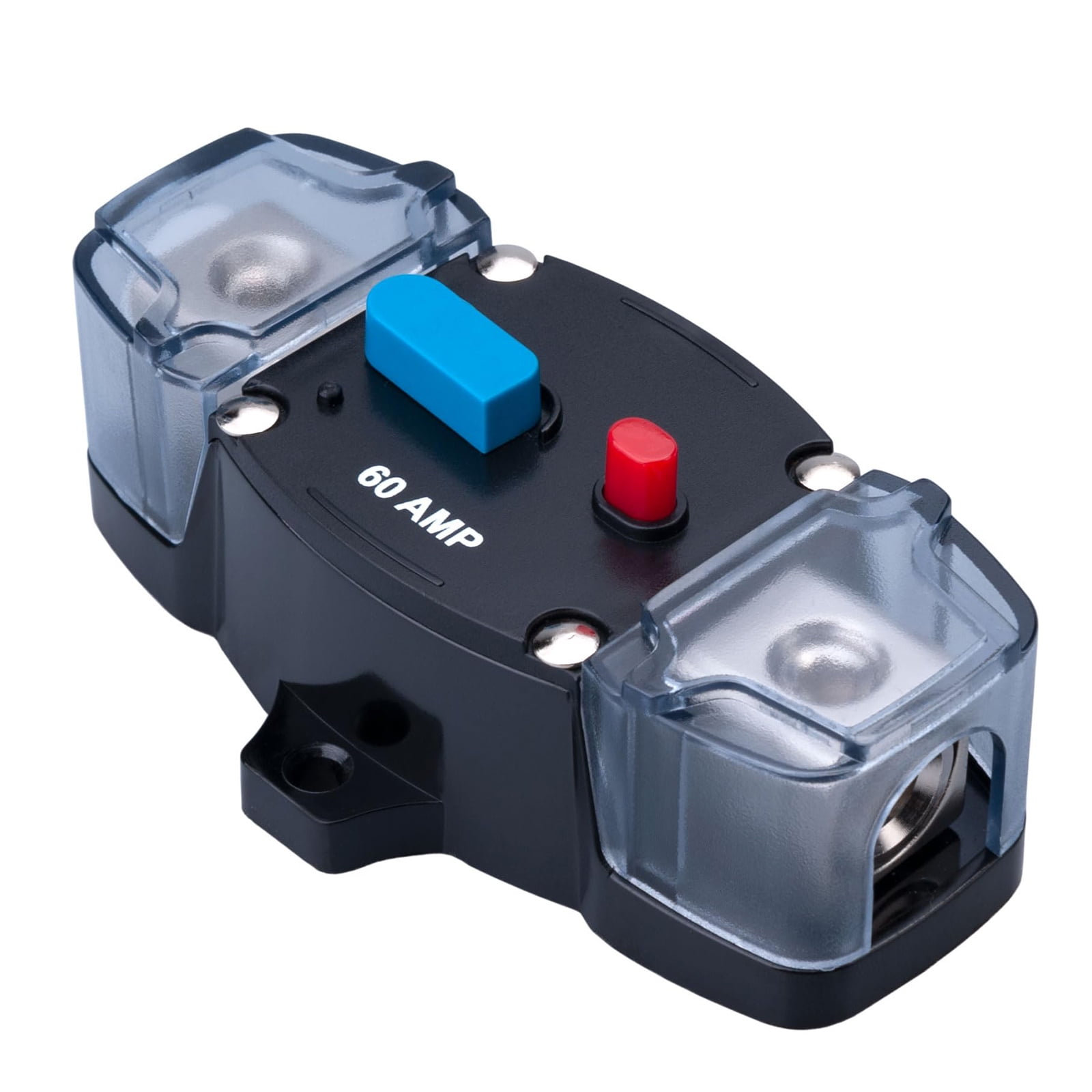 Manual Reset Resettable Inverter Block Circuits Breaker Inline Fuses Holder for Trolling Motor and Stereo Sound Systems