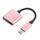 thumbnail image 1 of Adaptador USB tipo C Cargador Cable de audio 2 en 1 Tipo-C a 3,5 mm Jack Auriculares Convertidor auxiliar Reemplazo para Xiaomi sidaley PJ6823-04B, 1 of 2